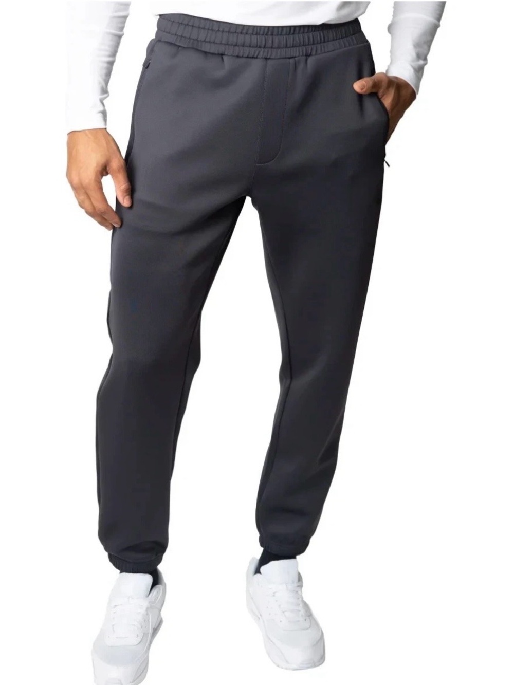 NEW Spyder Men's Dark Gray Elastic Waist Joggers Size Large